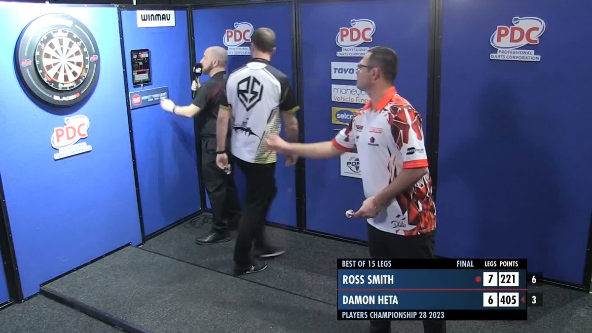 ROSS SMITH WINS PC28 🏆 It's the perfect warm-up for his European Championship title defence as Ross Smith wins Players Championship 28! What a comeback in the final, as he recovered from 6-3 down to beat Damon Heta 8-6! Superb 👏 👉