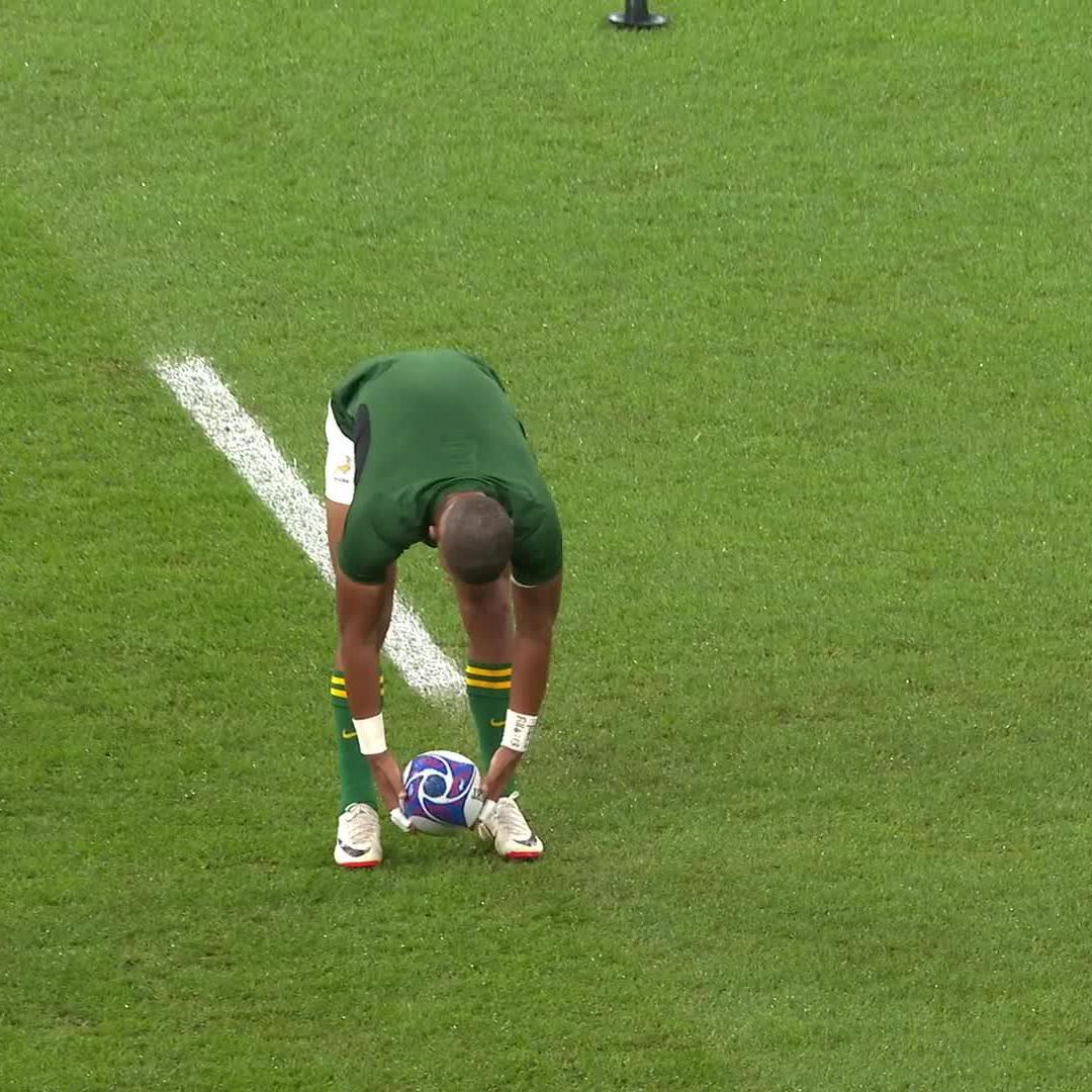 Manie Libbok getting ready to put on a show against England 💪 #ENGvRSA | #RWC2023