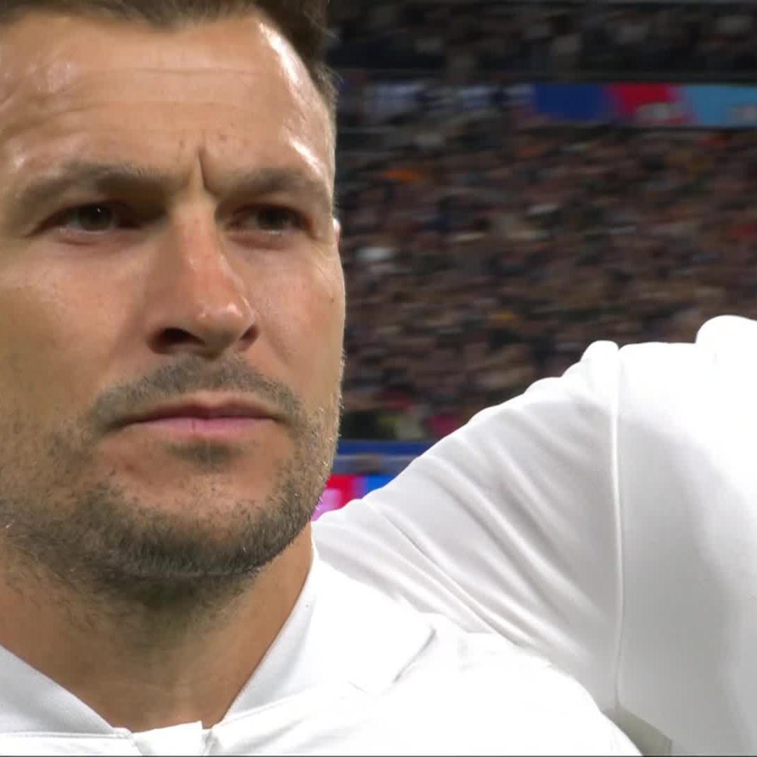 The passion from England 🌹 #ENGvRSA | #RWC2023