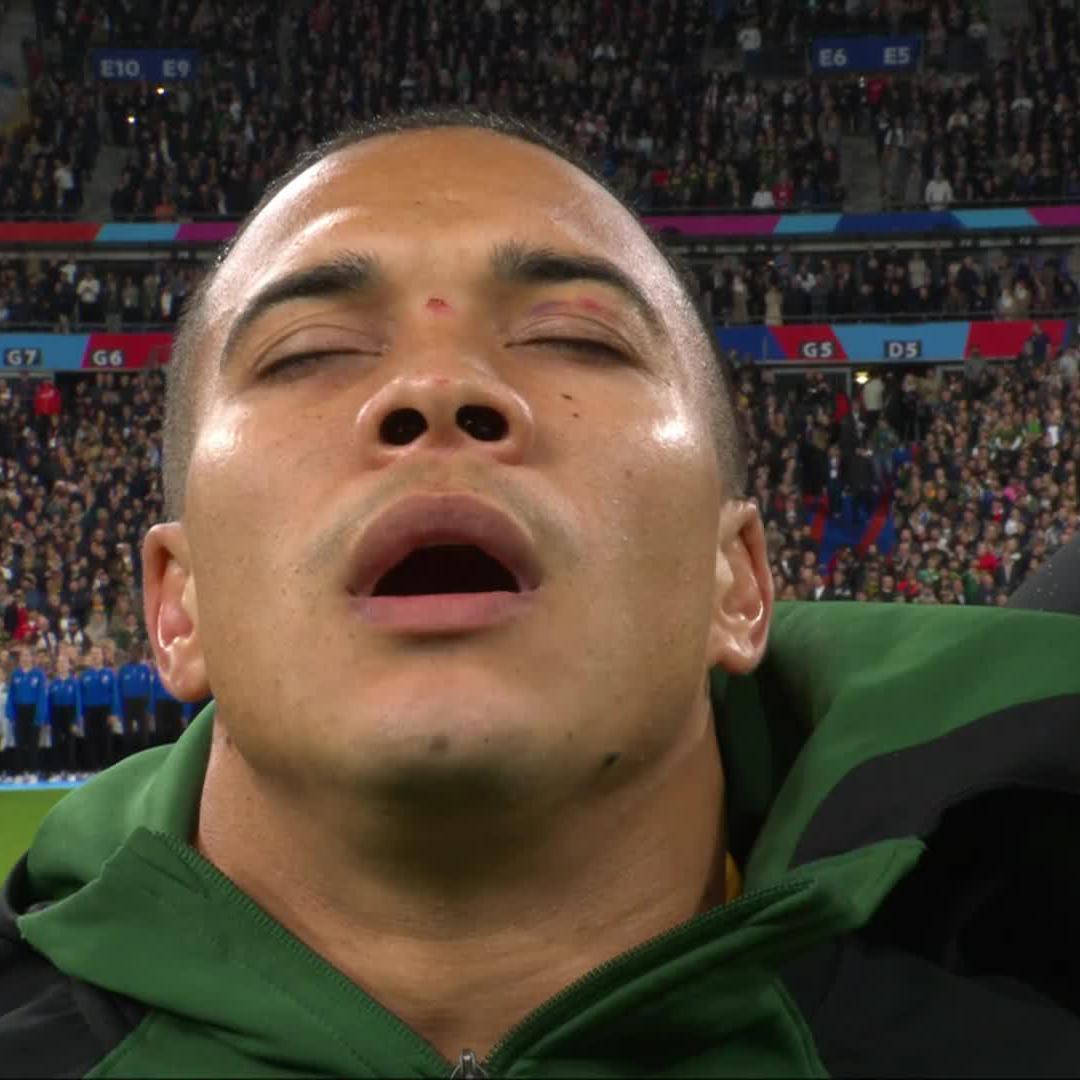 Right in the feels 🇿🇦 #ENGvRSA | #RWC2023