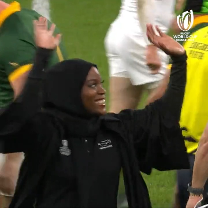 Smashing stereotypes in rugby 🙌 Zainab Alema is the Defender #Trailblazer #Defender | #ENGvRSA | #RWC2023