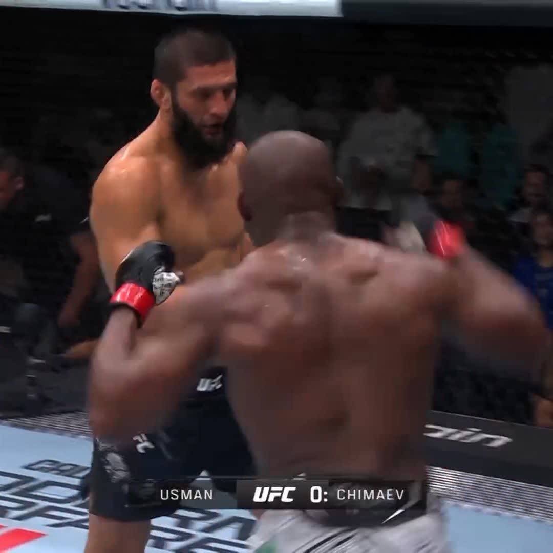 RESPECT EARNED! ๐ค Everything you would want and more as Khamzat Chimaev and Kamaru Usman go the full 15! ๐ #UFC294