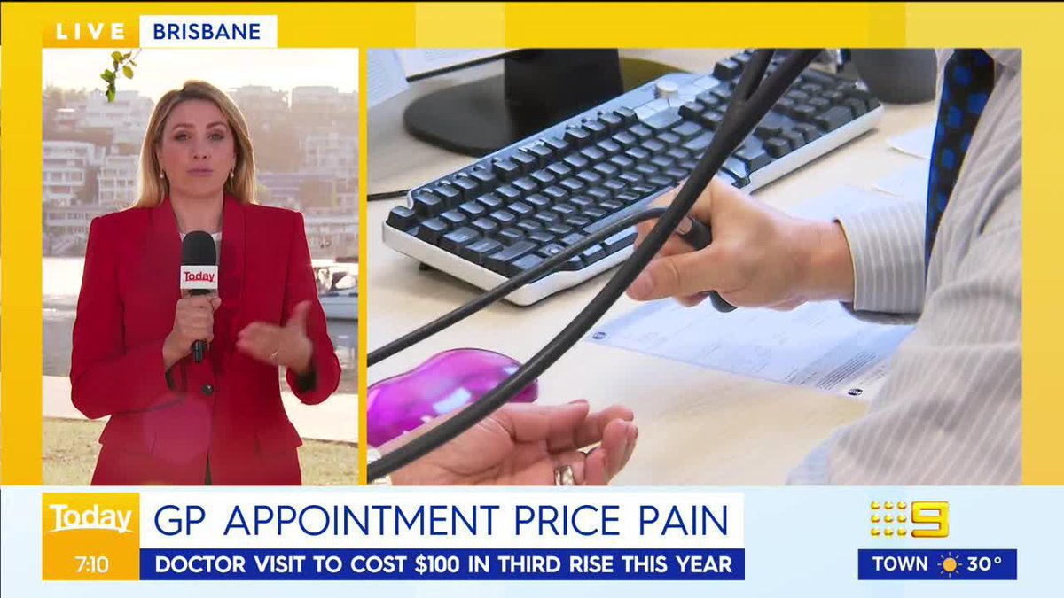Australians will soon be charged more than $100 for a standard GP appointment. Aislin Kriukelis #9News