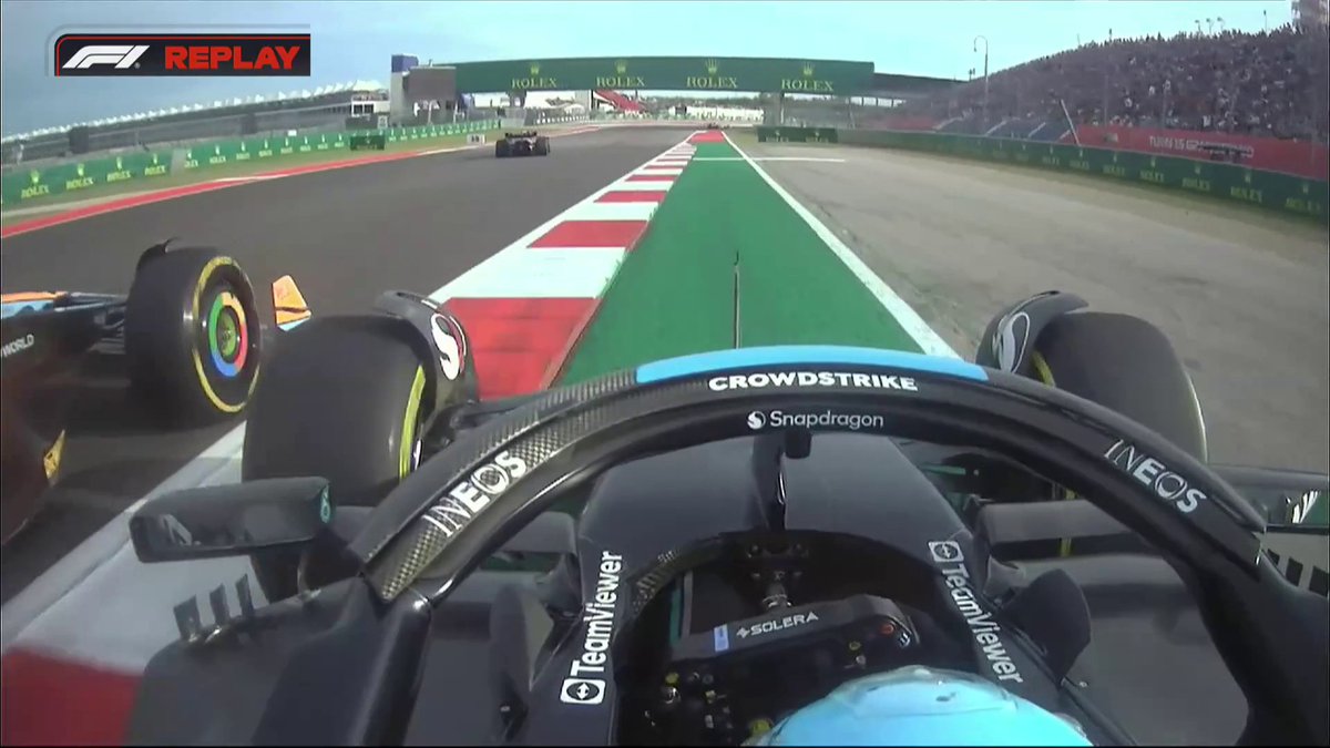 George Russell receives a 5-second time penalty! ⏱️👇