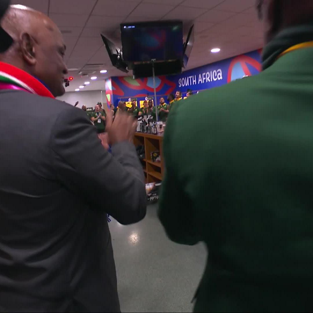 Bokke joy 🇿🇦 #ENGvRSA | #RWC2023 | #RWCFinal