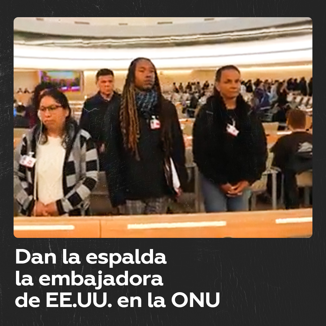 Embajadora estadounidense es rechazada durante un discurso ante la ONU En protesta por los ataques en Gaza, miembros del Consejo de Derechos Humanos se levantaron y dieron la espalda a la embajadora estadounidense, Michele Taylor, durante su discurso.