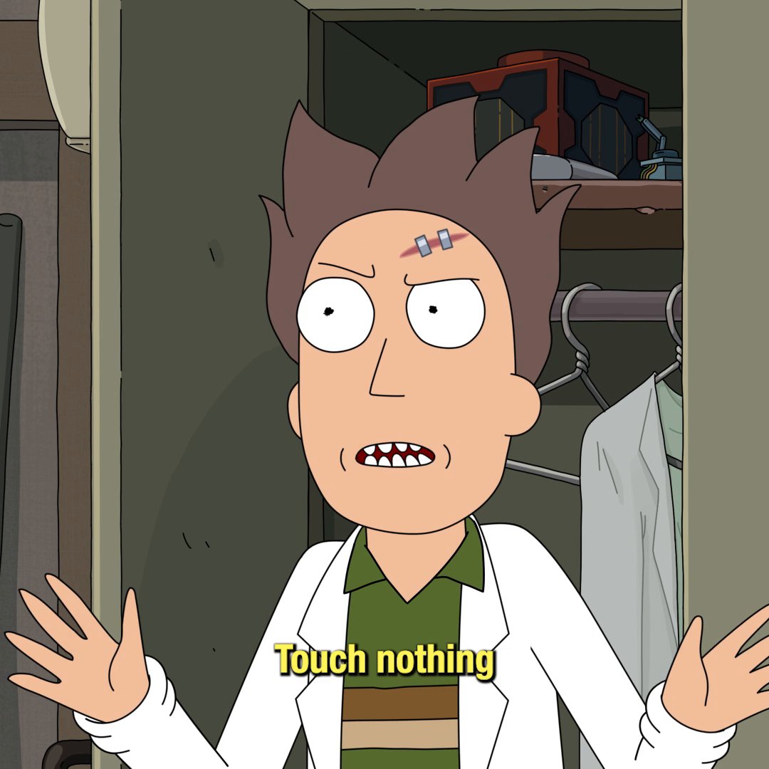 This will surely end well. New Rick and Morty tonight at 11