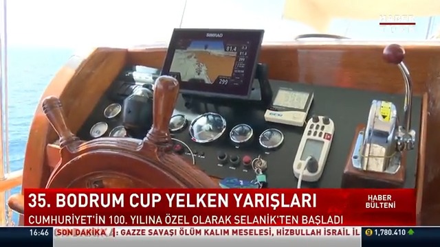35. Bodrum Cup Yelken Yarışları... Cumhuriyet'in 100. yılına özel olarak Selanik'ten başladı.