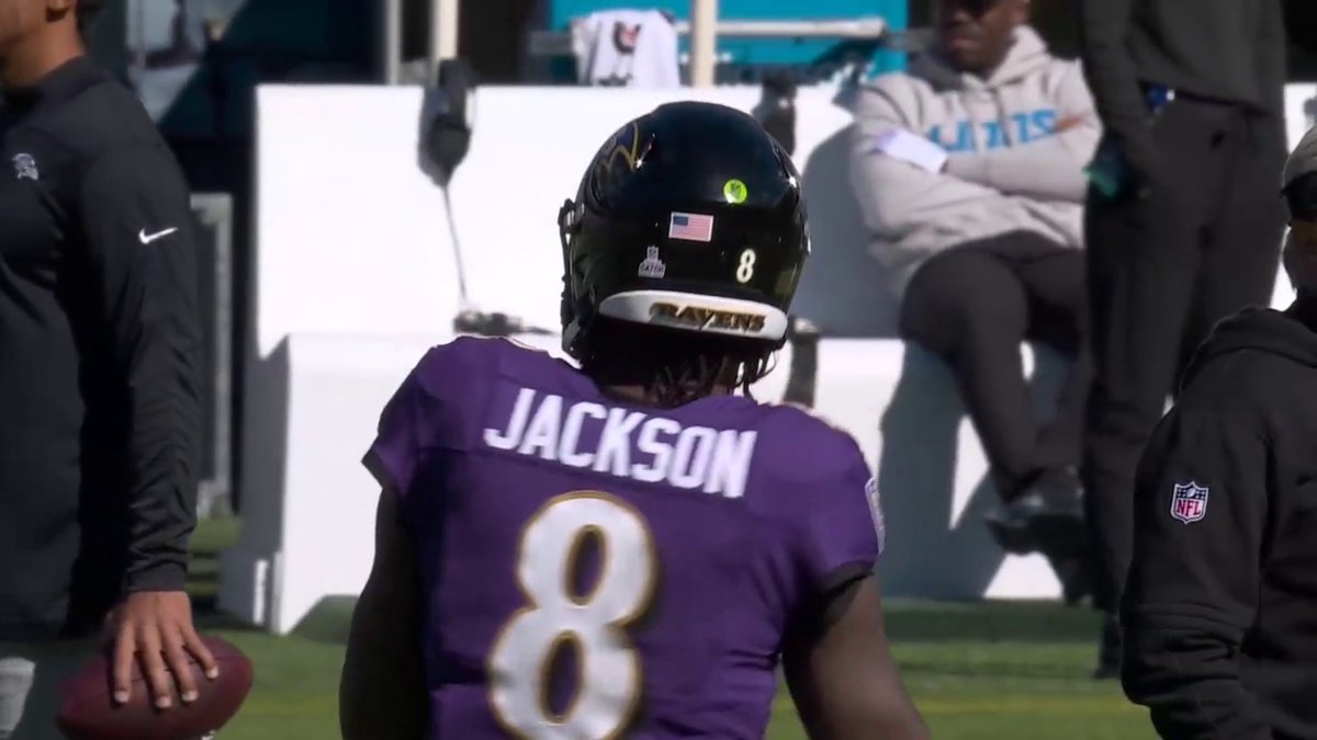 How many TDs for Lamar Jackson today? 🎱🏈