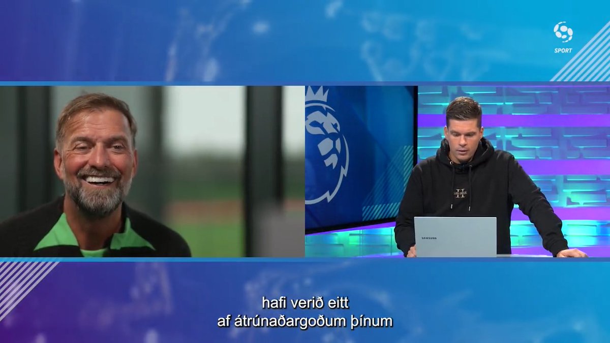 "Ásgeir Sigurvinsson er einn sá besti í sögunni!" Jürgen Klopp dýrkaði Ásgeir Sigurvinsson sem ungur maður og skilar kærri kveðju til hans í viðtali við Síminn Sport.
