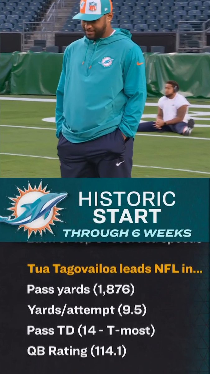 They had to do a Star Wars opening crawl just to show all the statistics the Dolphins offense lead the NFL in😂
