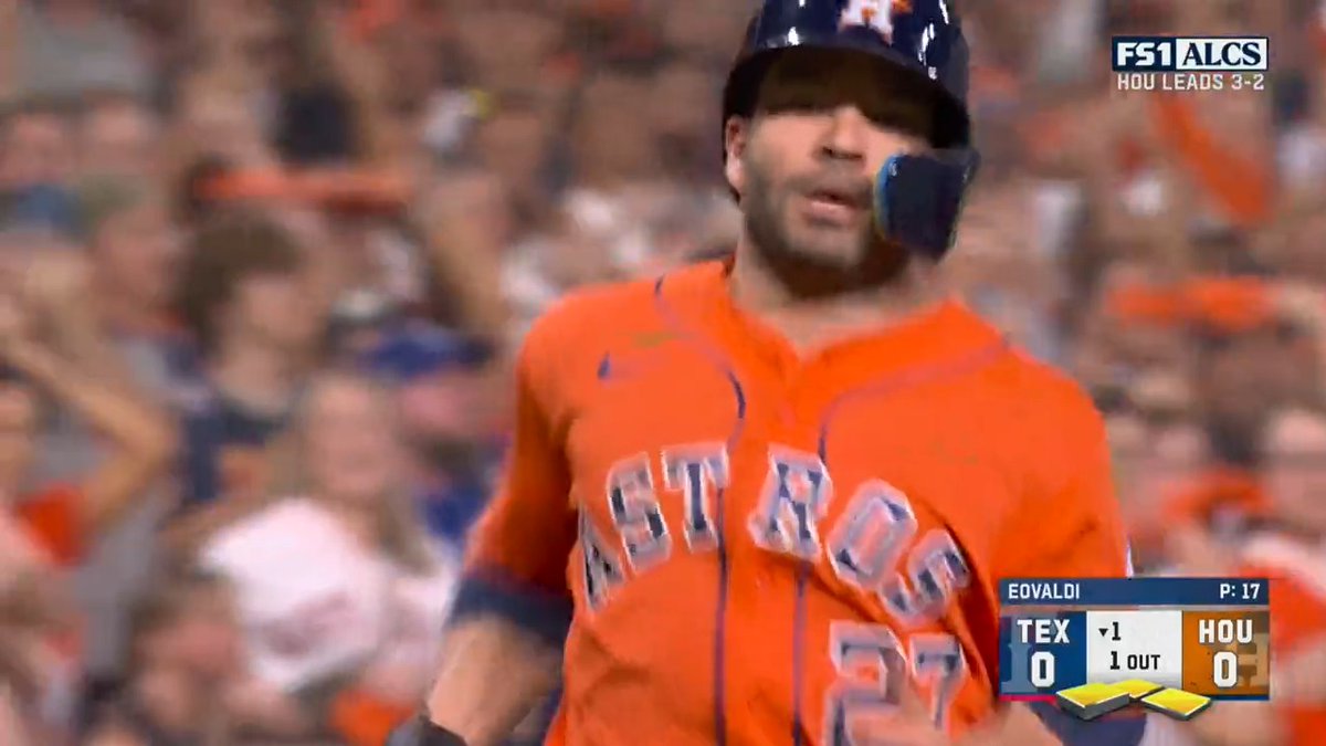 Who else but Altuve and Alvarez to get the scoring started in #ALCS Game 6.