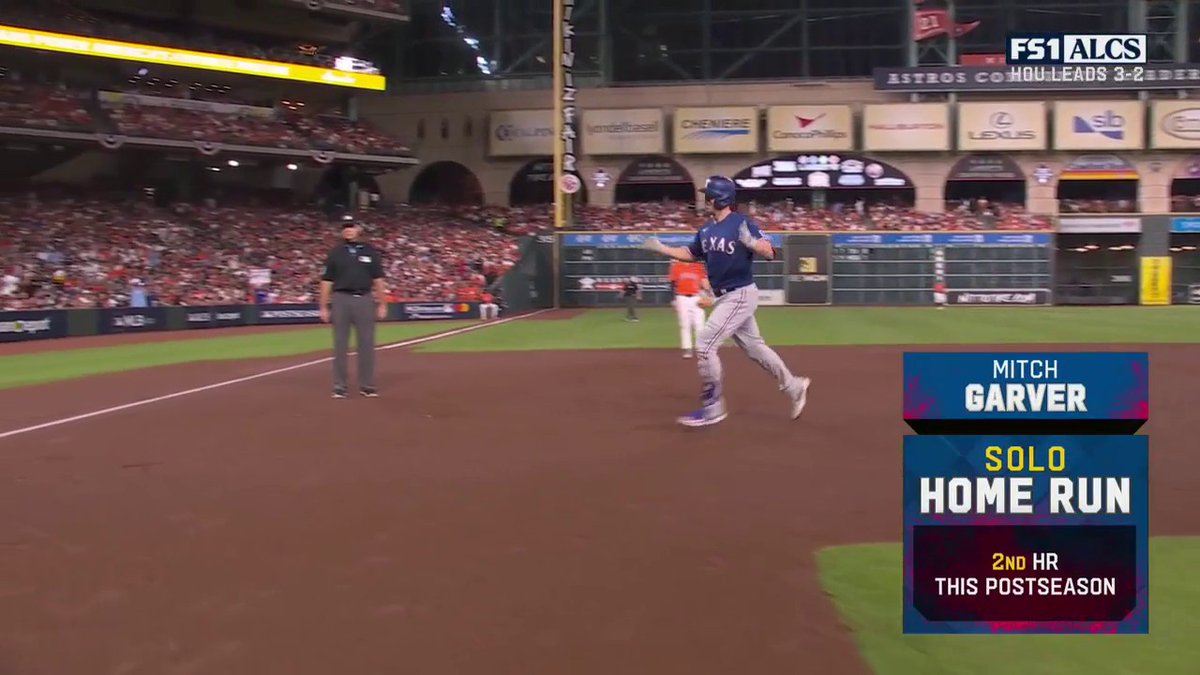 Mitch Garver goes yard on the first pitch of the inning to even the score! 📺: FS1