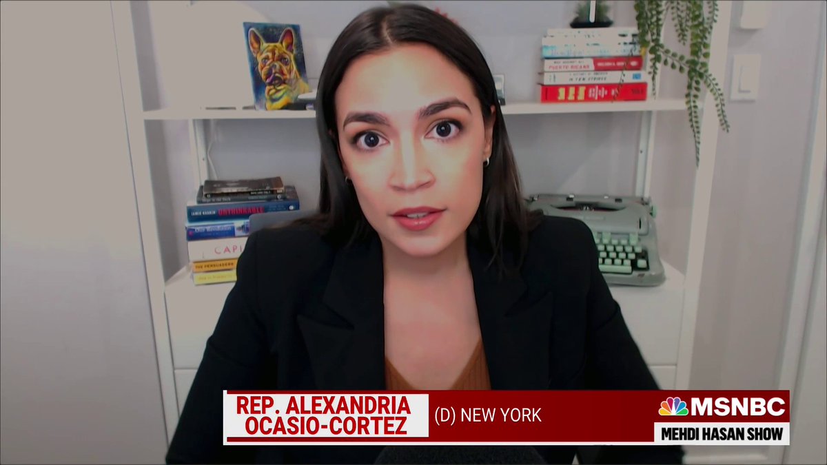 "Hamas is absolutely engaged in horrific acts... However, we do know as well that war crimes do not constitute & are not an appropriate response for other war crimes," Alexandria Ocasio-Cortez told me on my MSNBC show, referencing Israel's blockading and bombing of Gaza: