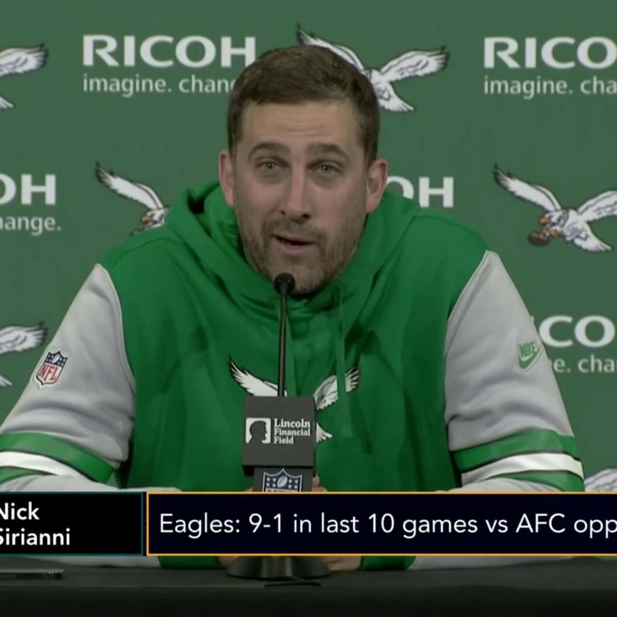 "If everybody could do it, everybody would do it." — Nick Sirianni on the Eagles' 'Brotherly Shove'