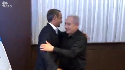 Prime Minister Benjamin Netanyahu met today with Greek Prime Minister Kyriakos Mitsotakis: "It's civilization against barbarism. We're on the side of civilization. We have to unite, all together, against Hamas, which is ISIS."