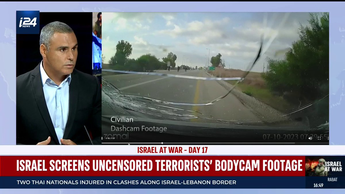 'Father look at your phone I sent you pictures, I killed 10 Jews. Dad, 10 Jews with my own hands, the blood is still on my hands' Our @Guyaz recounts some of the horrible uncensored bodycam footage the Israeli government showed to foreign journalists of the October 7 attack