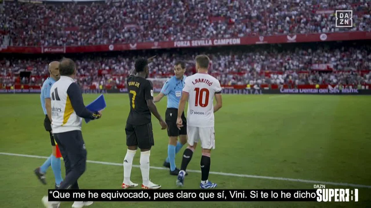 La confesión de Ricardo De Burgos Bengoetxea a Vinicius "Que me he equivocado, pues claro que sí" Una imagen de #Super8 🎥