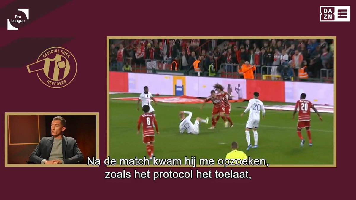 #UnderReview | Jonathan Lardot sur Kasper Dolberg : "J'aurais donné un penalty pour le RSC Anderlecht." 🪢🤛 Regardez toutes les analyses de la 11ème journée ici : ! 👈
