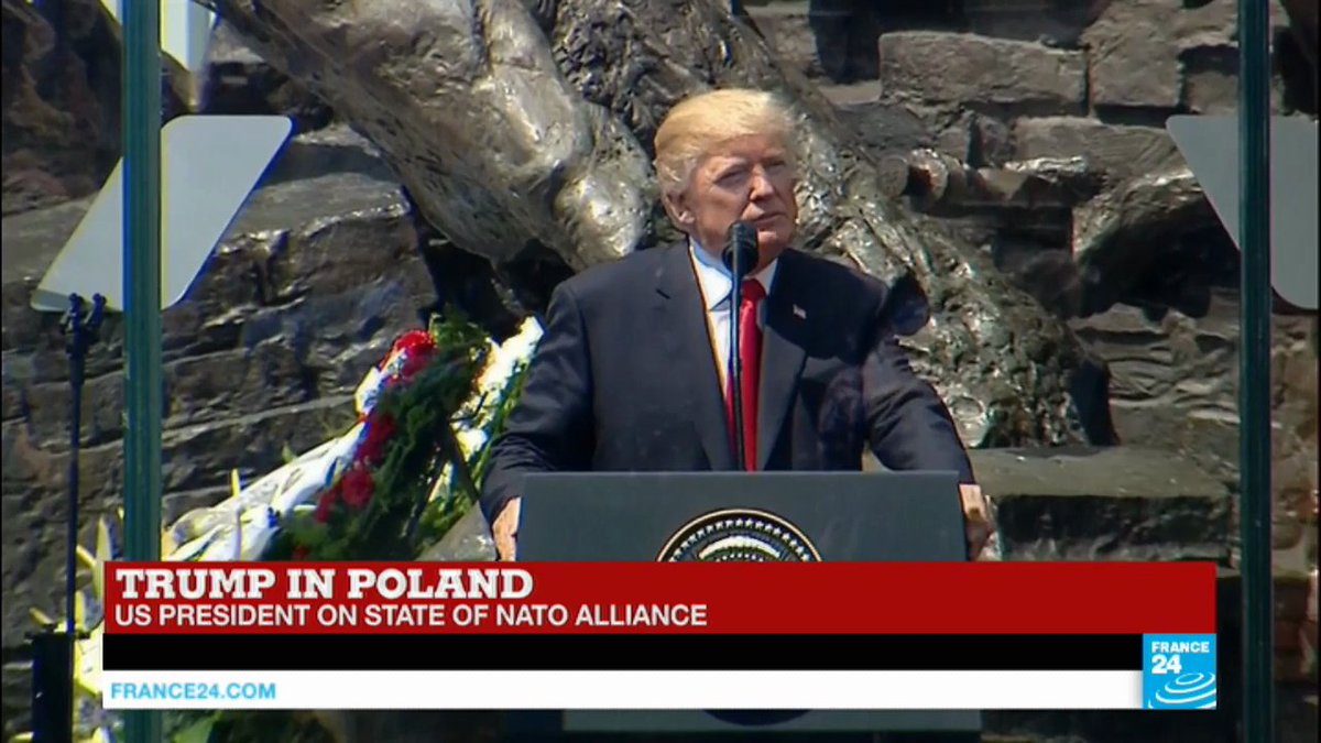 I'm biased, but this will always be my favorite Trump speech: "The story of Poland is the story of a people who have never lost hope, who have never been broken, and who have never, ever forgotten who they are." - President Donald J. Trump, Warsaw, Poland, July 6, 2017