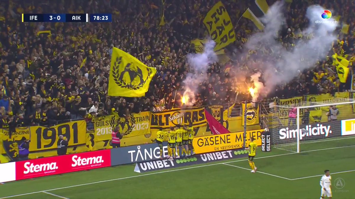 Michael Baidoo är säker från elva meter! 3-0 till IF Elfsborg hemma mot AIK 🟡