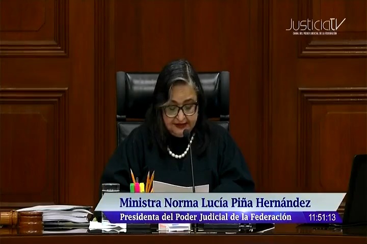 ⚖️Previo a la sesión del Pleno, la Ministra Presidenta, Norma Piña, envió un mensaje a las y los trabajadores del #PJF y a la ciudadanía, luego de las manifestaciones que se llevaron a cabo ayer.