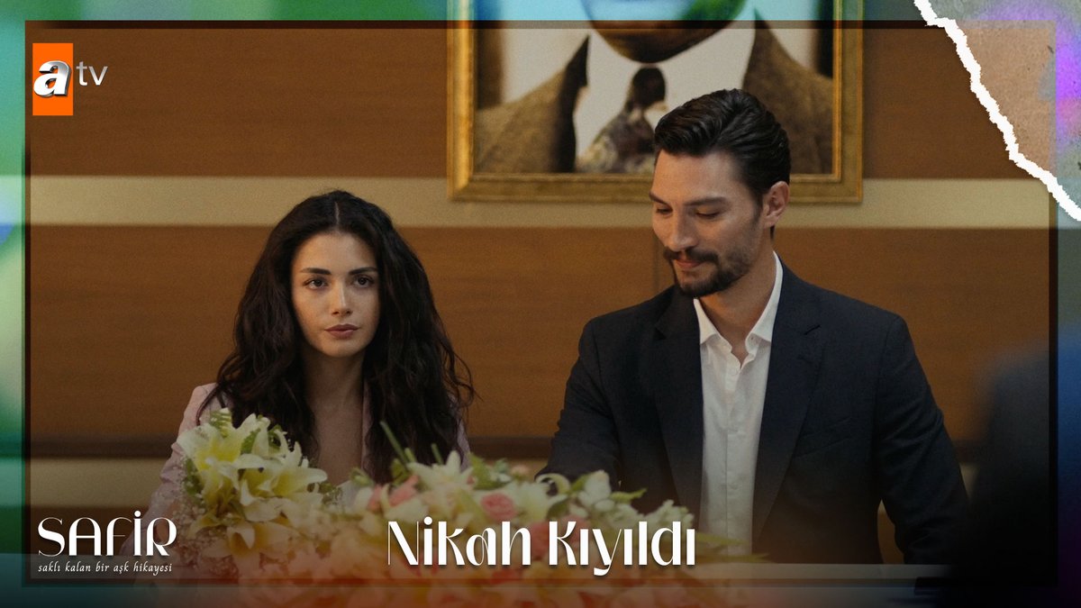 Ateş ve Feraye artık evli! #Safir ‘Saklı Kalan Bir Aşk Hikayesi’ 💠 #SonMektup atv