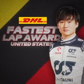 A mega performance on the final lap of the race 🔥 Yuki Tsunoda bagged his first DHL_Motorsports fastest lap in Austin, view the full season's leaderboard ➡️ #F1 #USGP #MomentsThatDeliver