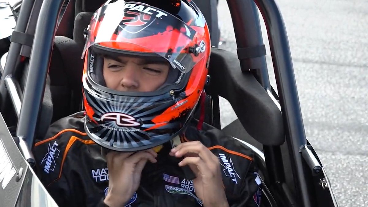 After a successful career racing Jr. Dragsters Anson Brown has moved up to Super Comp and has his sights set on racing against his dad, Antron Brown, in Top Fuel one day.