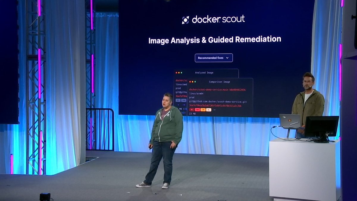 Docker Scout provides you just the right amount of info where and when you need it most. Get started with Scout: