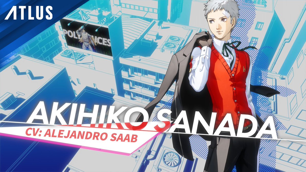 We know you’ve been waiting for this! 🥊 Stepping into the ring next is the resilient, strong-willed fighter, Akihiko Sanada, voiced by Alejandro Saab 🐙. Catch him back in action in Persona 3 Reload, releasing February 2, 2024!