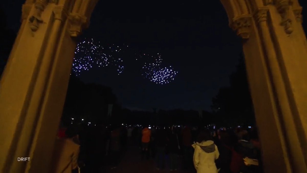 .David Muir has the story of the amazing drone show that took place in New York's Central Park, lighting up the night's sky.