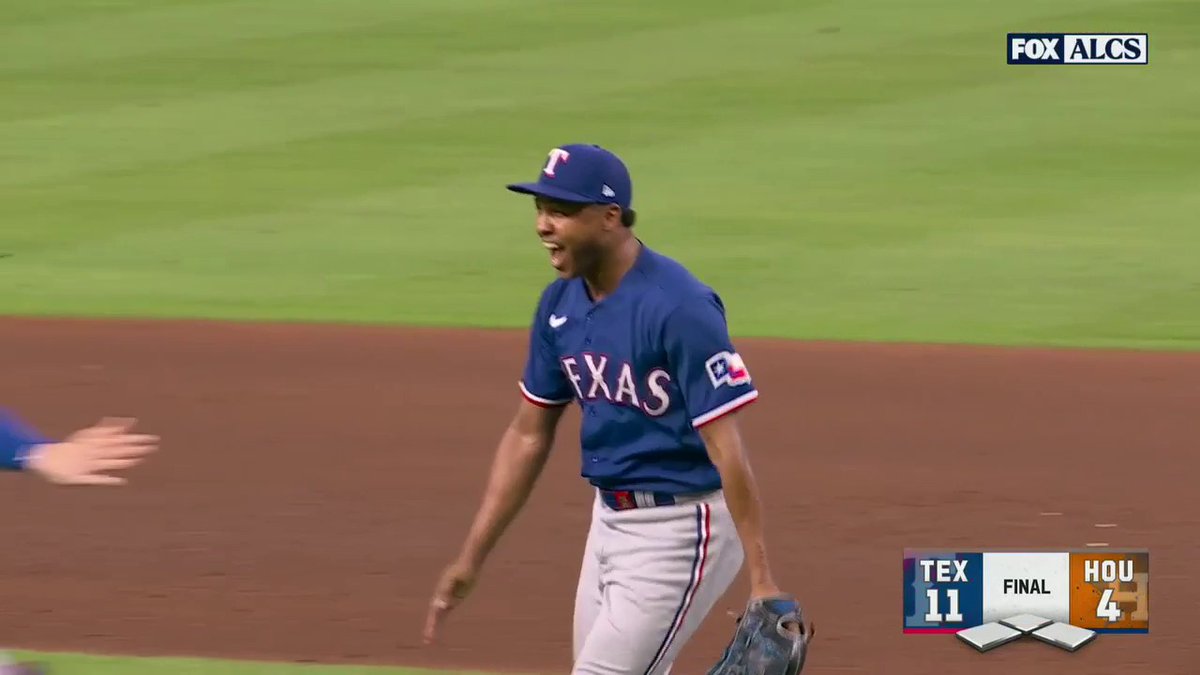 THE TEXAS RANGERS ARE GOING TO THE WORLD SERIES