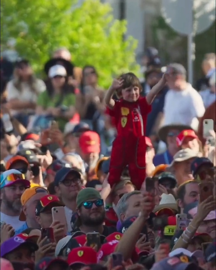 You’re never too young to be a Ferrari fan 🥹