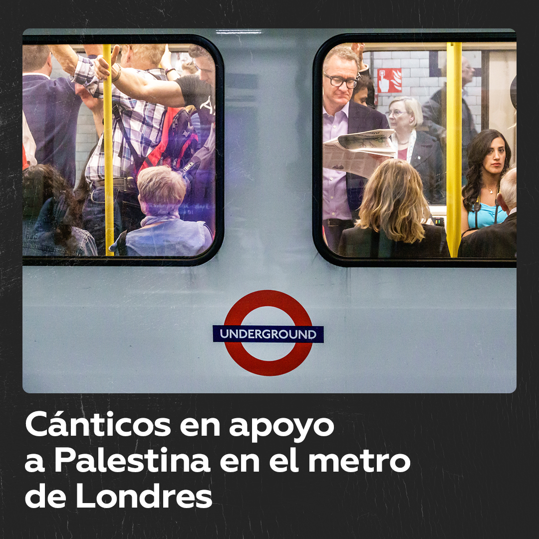 Conductor de metro canta “Palestina libre” y queda suspendido El conductor del metro de Londres que el 21 de octubre coreó “Palestina libre” ha sido suspendido y se encuentra a la espera de que se investigue el incidente.