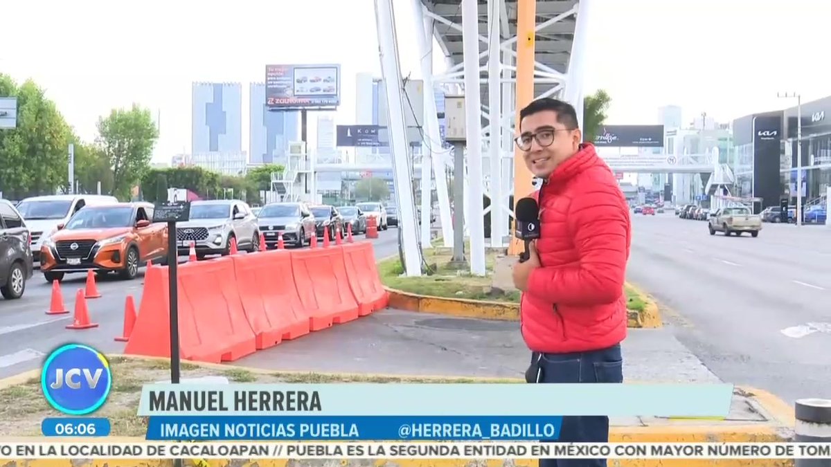 Así se vivió el primer día sin vueltas a la izquierda en Vía Atlixcáyotl. Mi compañero Manuel Herrera Badillo nos reporta