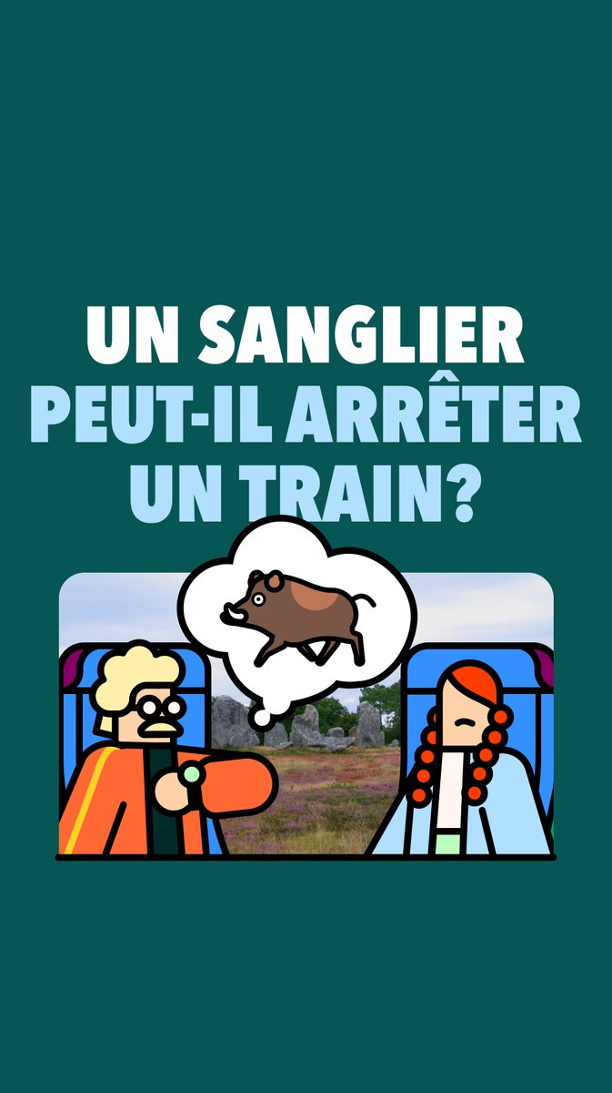 Pourquoi un train peut être arrêté par un sanglier ? #QuestionSNCFVoyageurs