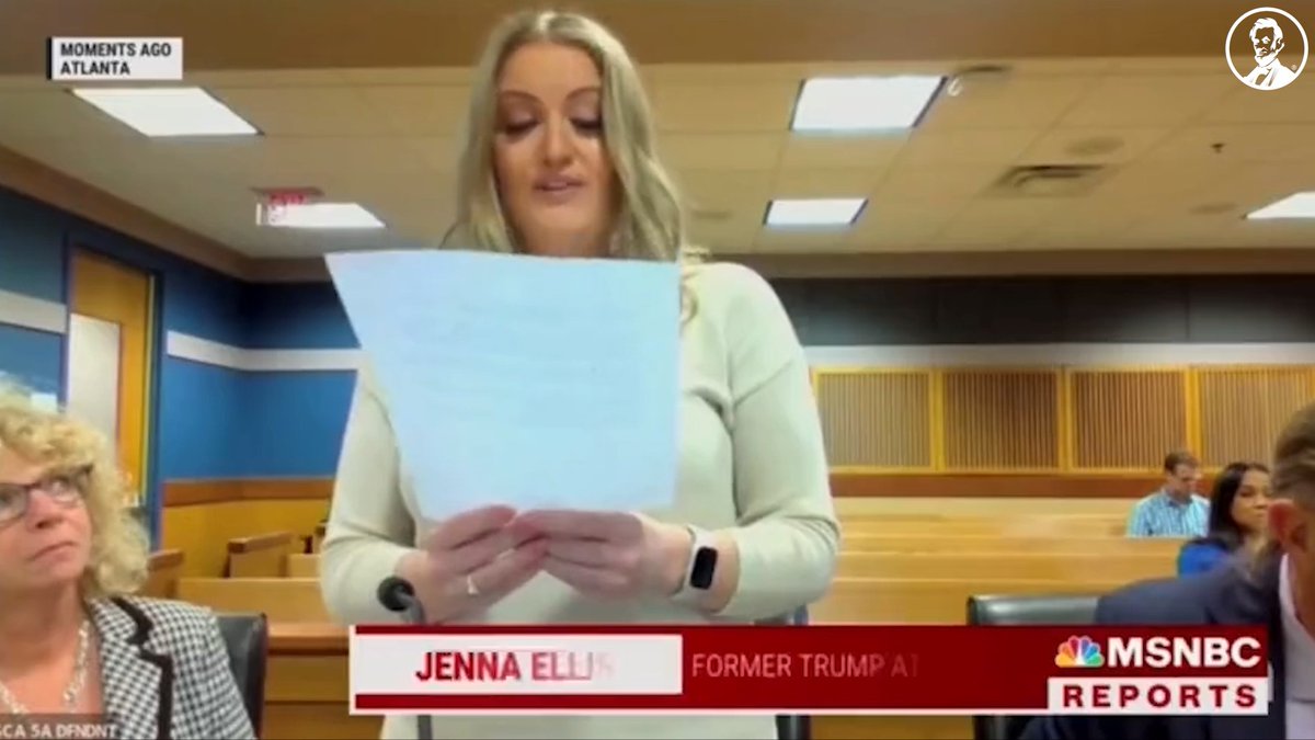 "If I knew then what I know now, I would have declined to represent Donald Trump." - Former Trump attorney Jenna Ellis