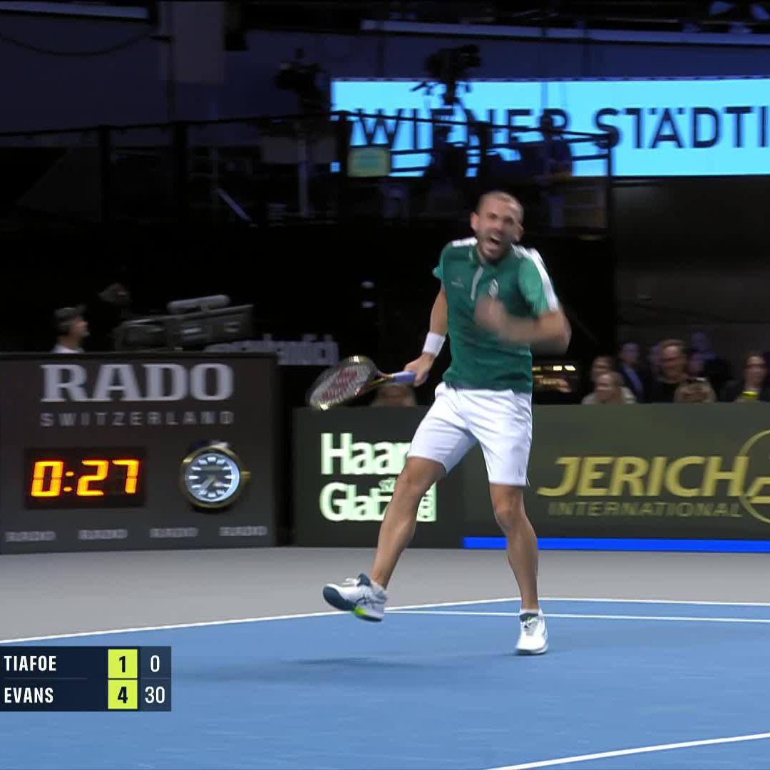 He knew straight away 😲 #ErsteBankOpen