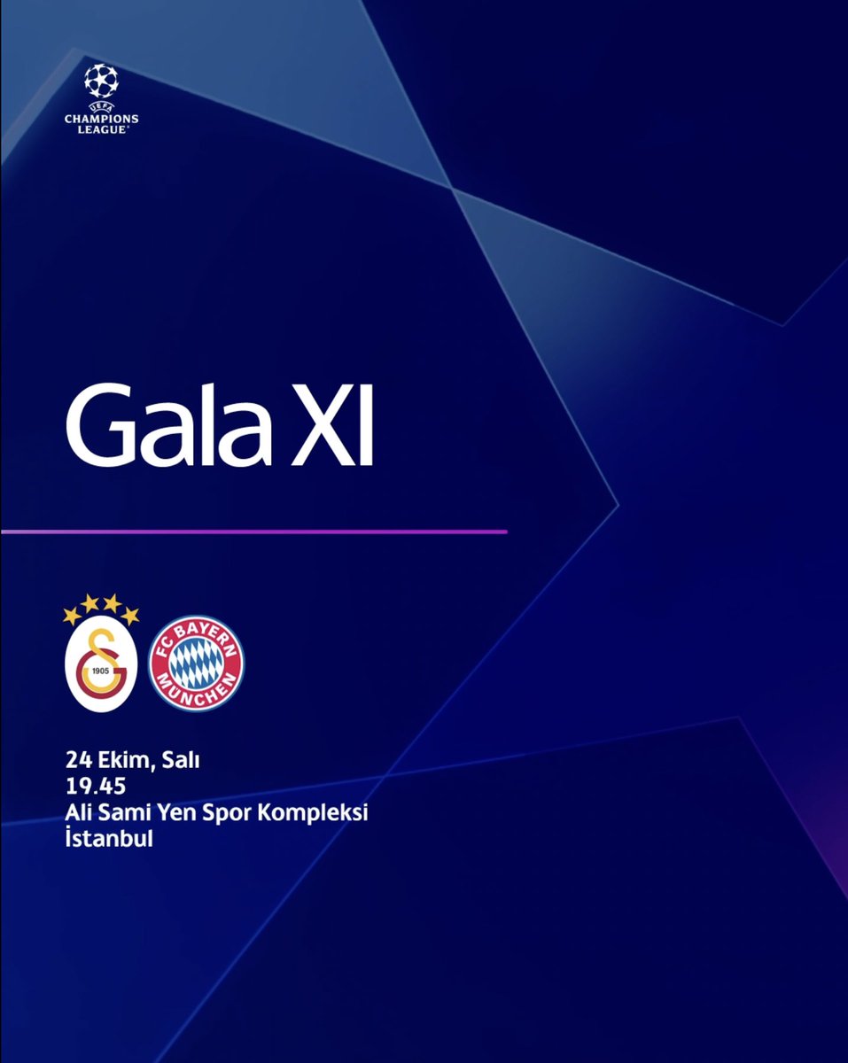 Bayern Münih maçı ilk 11'imiz 👇 #GSvFCB #UCL