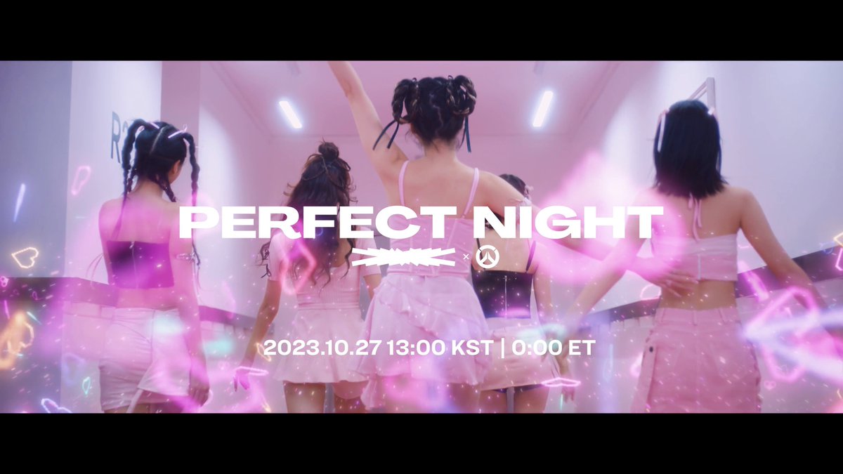 Overwatch 2 ❤️ LE SSERAFIM ✨ K-pop sensation, LE SSERAFIM's Official Music Video ‘Perfect Night’ with Overwatch 2 arrives on Oct 26 at 9:00pm PT 🌃