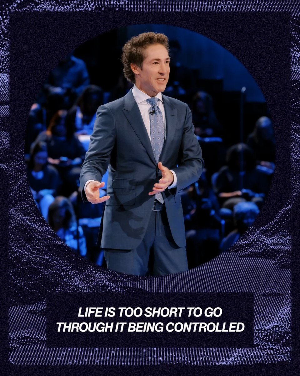 You’re not supposed to live controlled by people; it’s not your responsibility to keep everyone happy. You have to put boundaries up so you can keep yourself healthy and whole. Tune into Joel’s message today: "Breaking Control"!