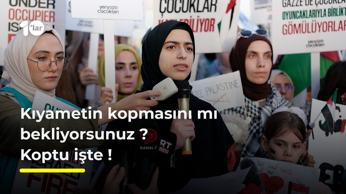Hatice’yi gördünüz mü 🥹🥹 O bizim Haticemiz .. Henüz 16 yaşında “ Ey İsrail çocukları öldürerek susturamazsın” diye haykırıyor. Kalemi de annesi Tülay Gökçimenin kalbine benziyor öyle güzel. Hatice Hazal Gökçimen 💐💐Tülay Gökçimen