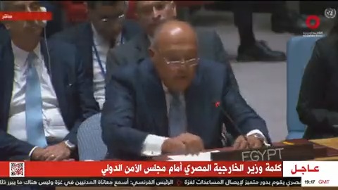 🔴وزير الخارجية المصري: من المخزي أن يبرر البعض ما يحدث في غزة بالدفاع عن النفس .