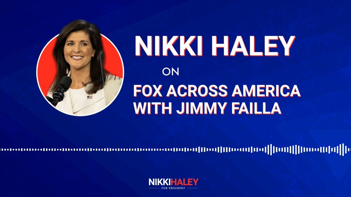 .Jimmy Failla on Nikki Haley: "She has such a working grasp of the issues facing the world right now."
