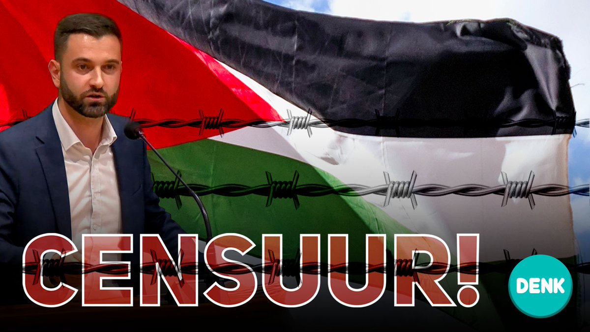🇵🇸🤐Censuur! Daarom zeggen we het nog een keer: "From the river to the sea, Palestine will be free!" #FreePalestine #FromTheRiverToTheSea