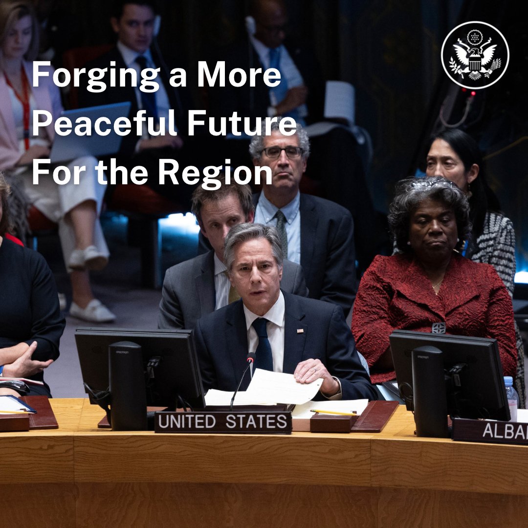The only road to lasting peace and security in the region, the only way to break out of the horrific cycle of violence, is through two states for two peoples.