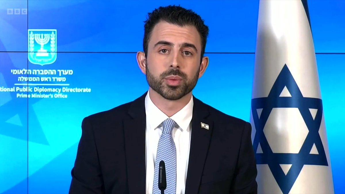"When the next stage of the Israeli operation is going to continue, I am not going to speculate...but the response is going to be the total defeat of [Hamas]" Israeli Government Spokesperson Eylon Levy says a ground offensive by Israel in Gaza is still being planned #newsnight