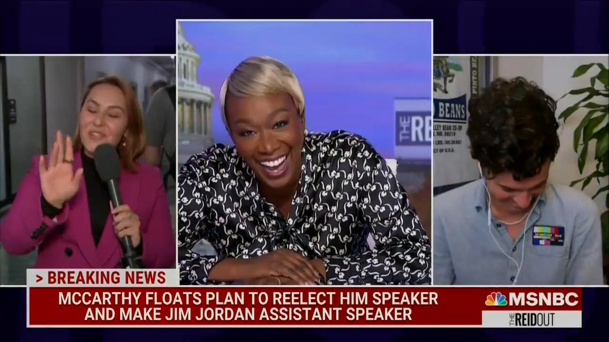 News panel breaks into laughter as they report Kevin McCarthy is now considering running for Speaker again