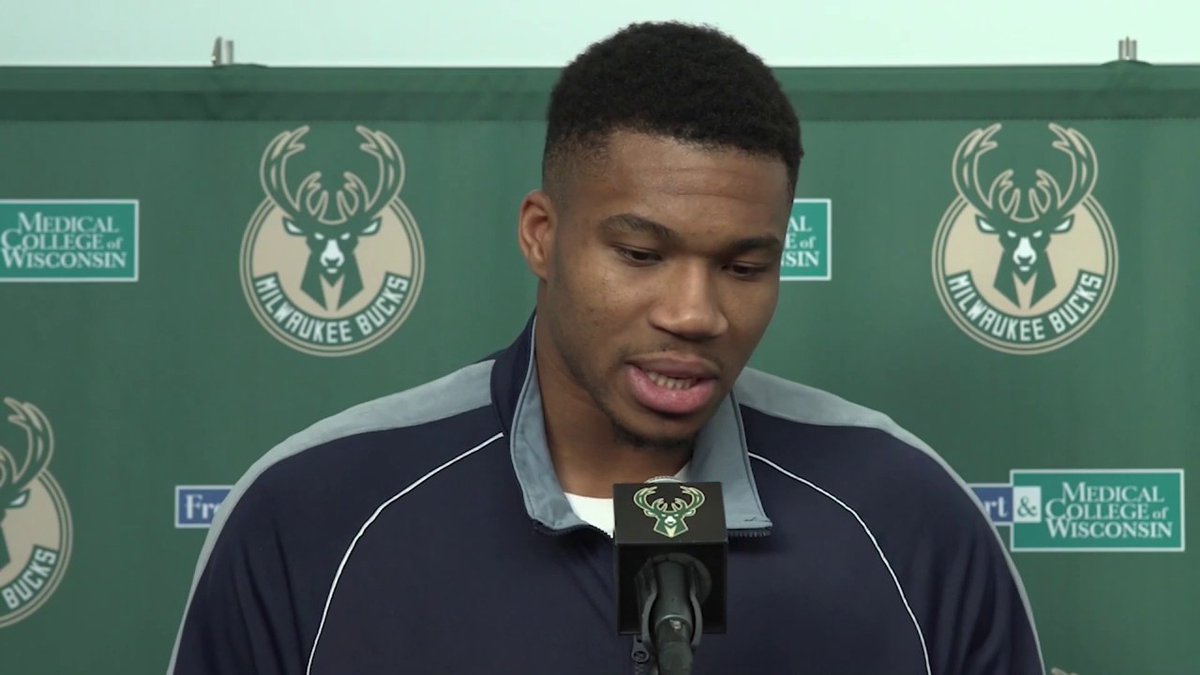 "The Milwaukee Bucks organization have been there with me since the beginning. They changed my life." Giannis Antetokounmpo on his love for the #Bucks and the city of Milwaukee. #FearTheDeer